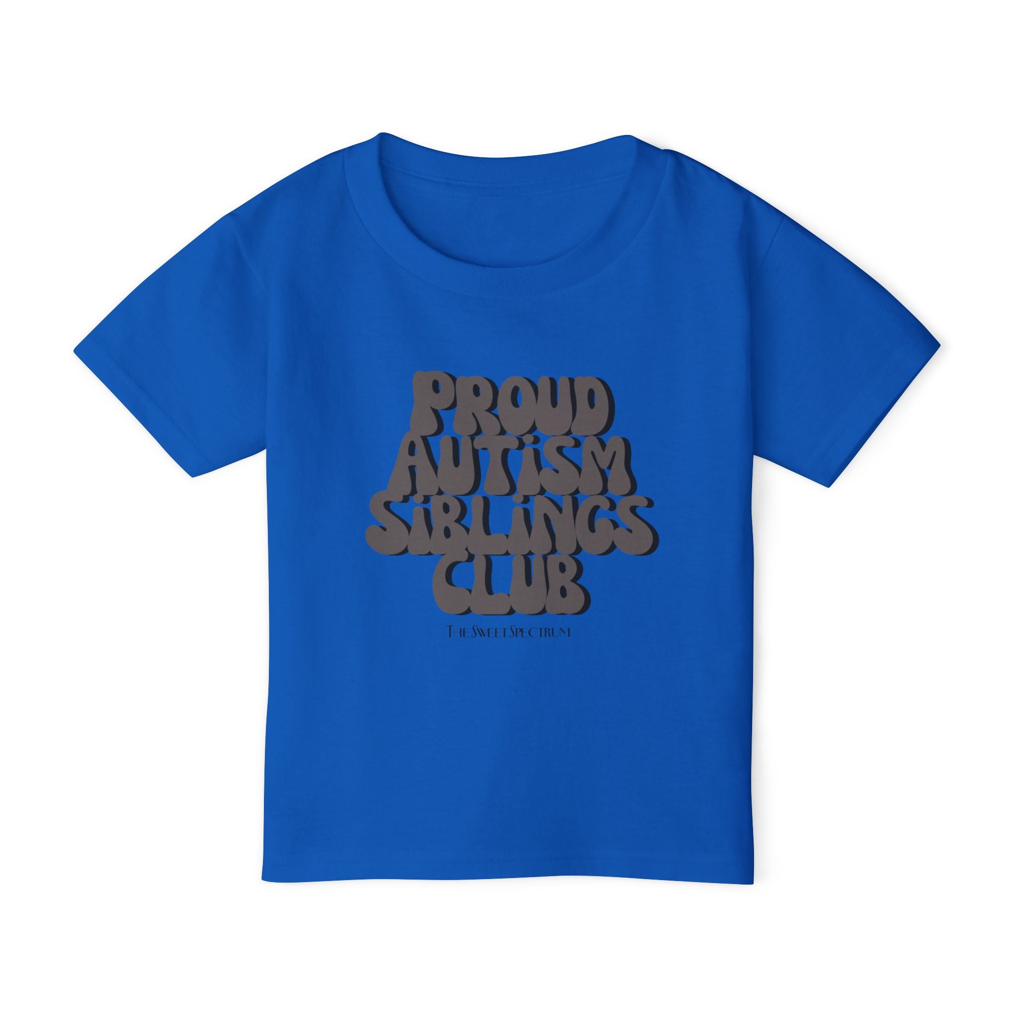 Proud Siblings Toddler Tee Black Text