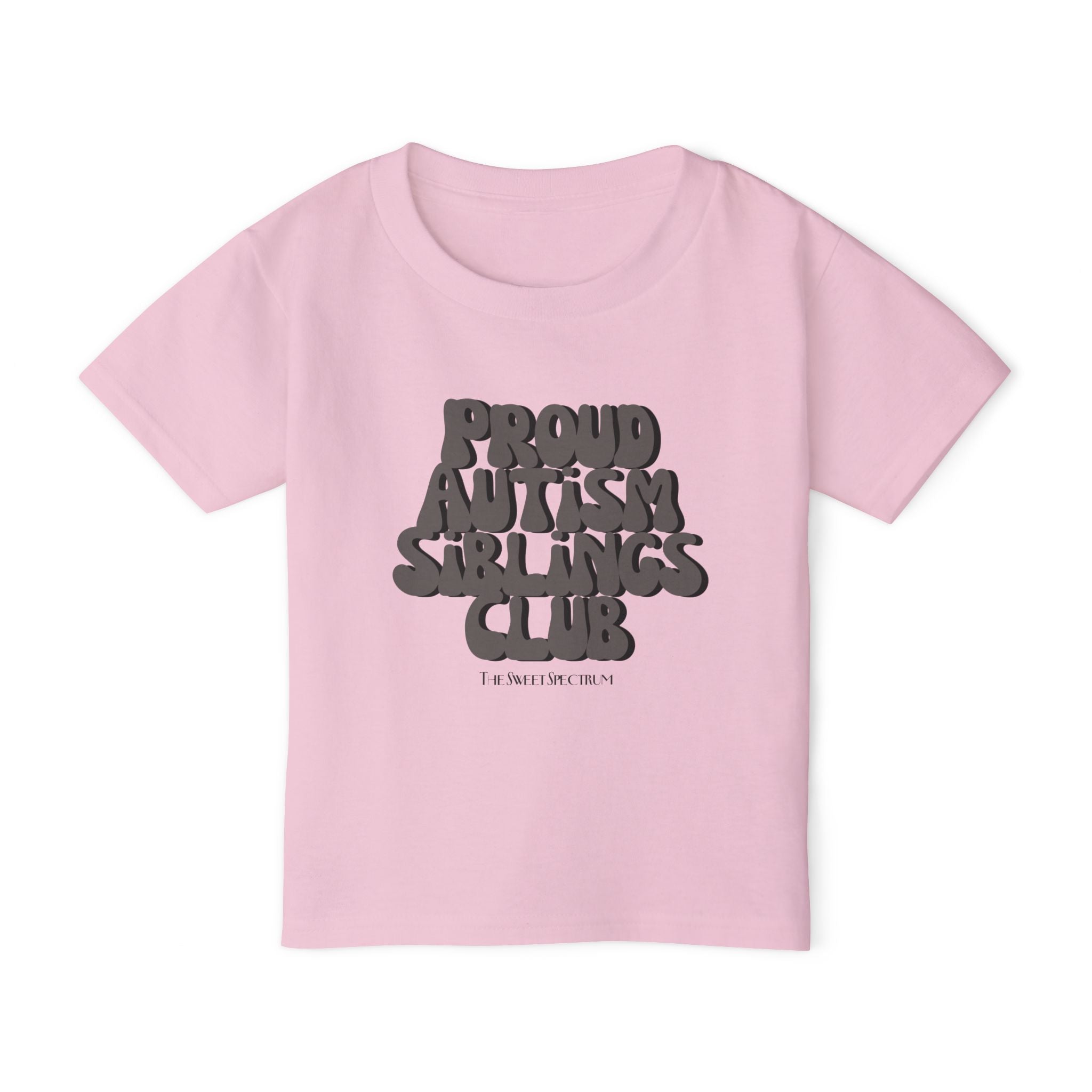 Proud Siblings Toddler Tee Black Text
