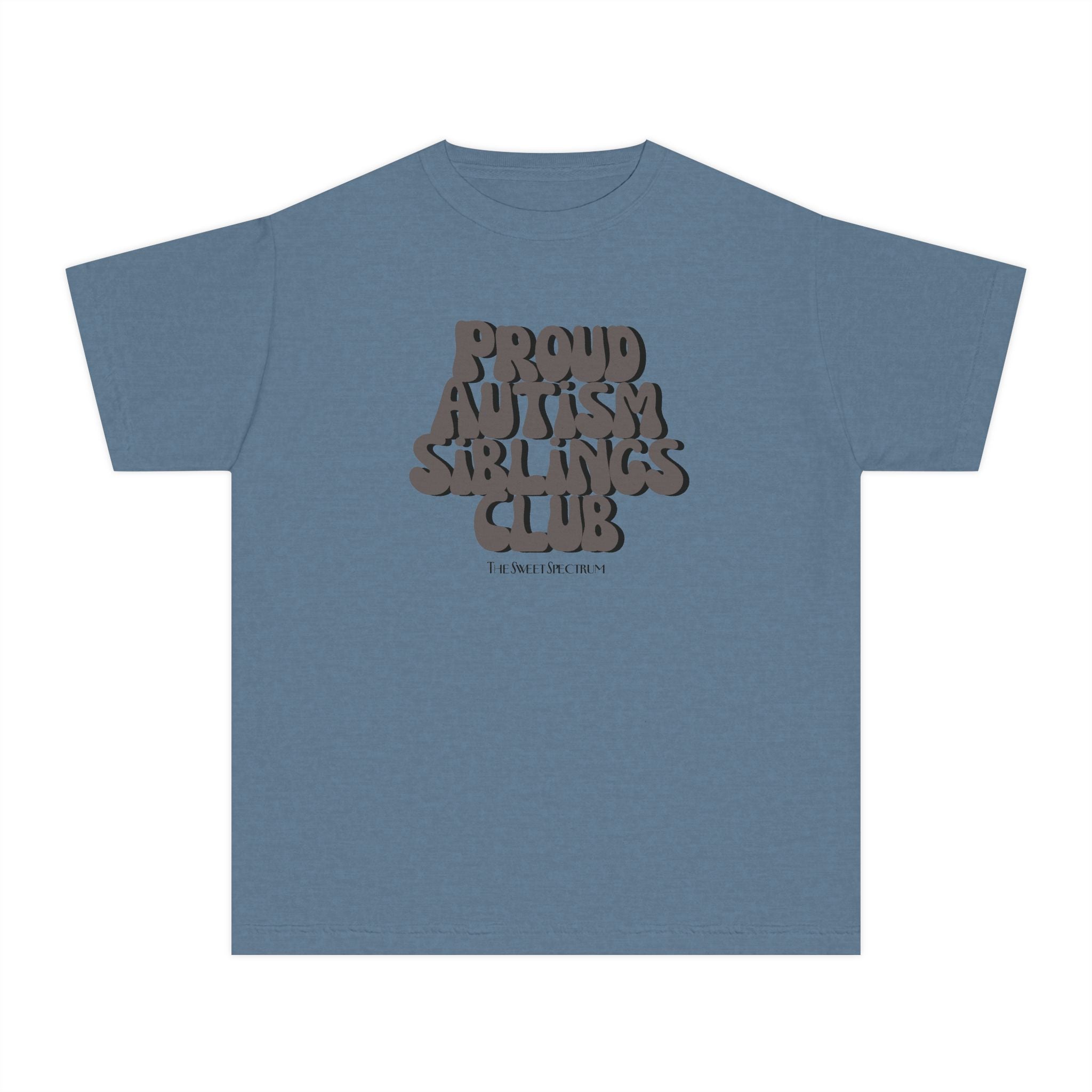 Proud Siblings Youth Tee Black Text