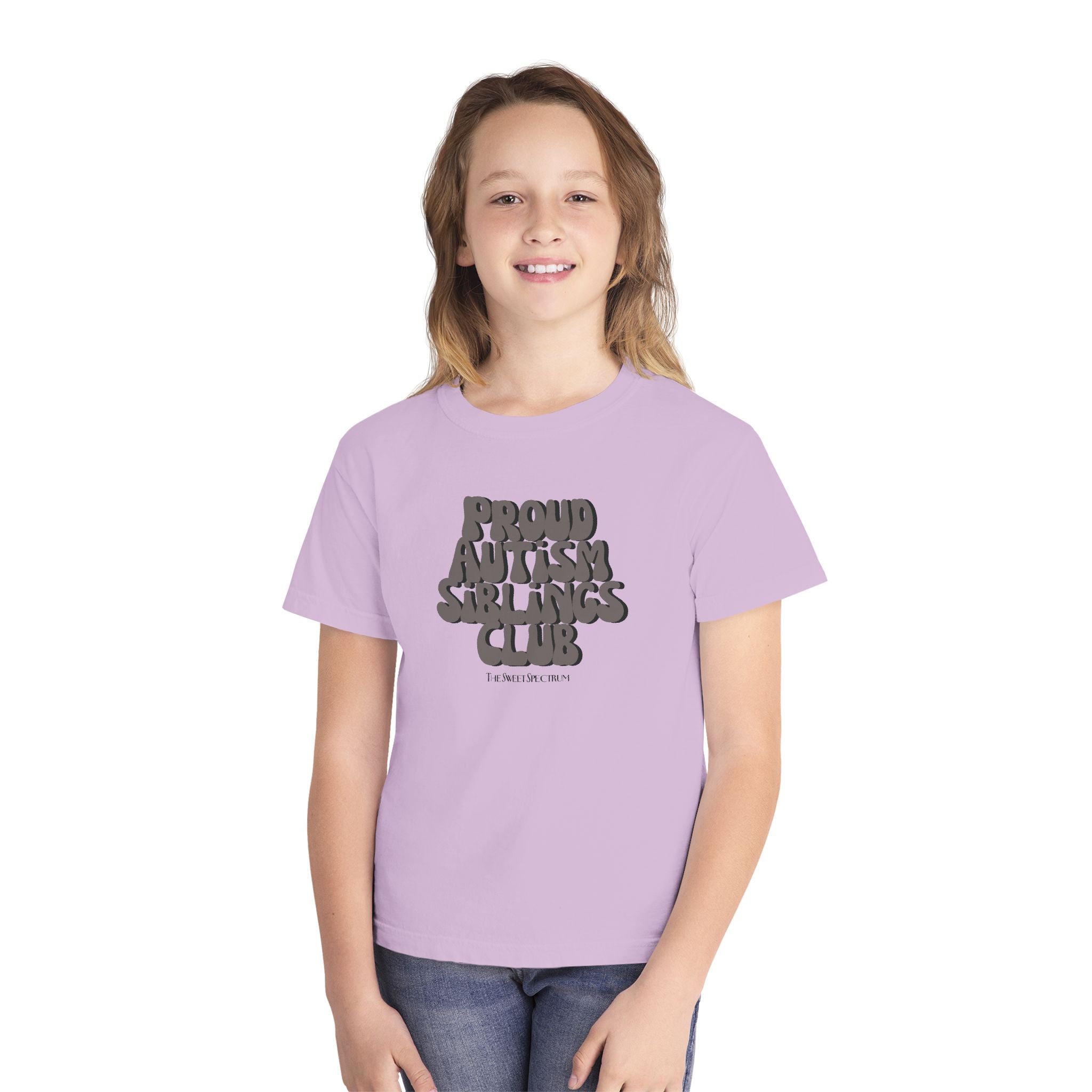 Proud Siblings Youth Tee Black Text