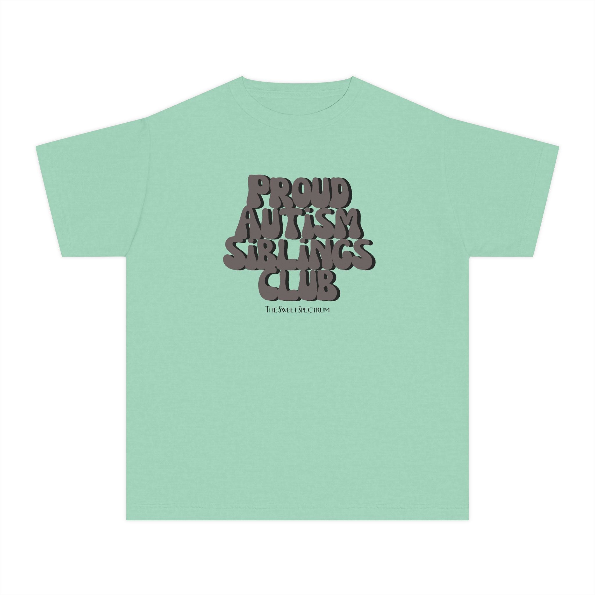 Proud Siblings Youth Tee Black Text