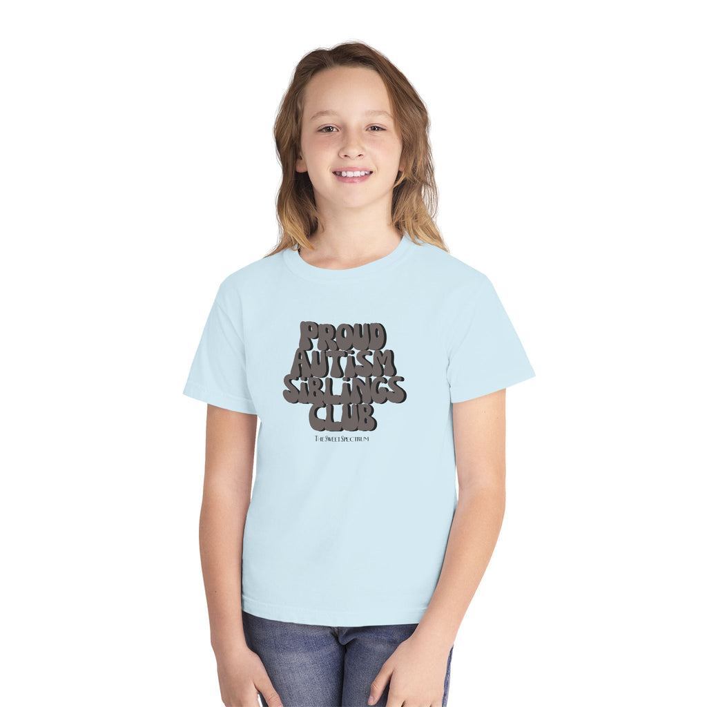 Proud Siblings Youth Tee Black Text