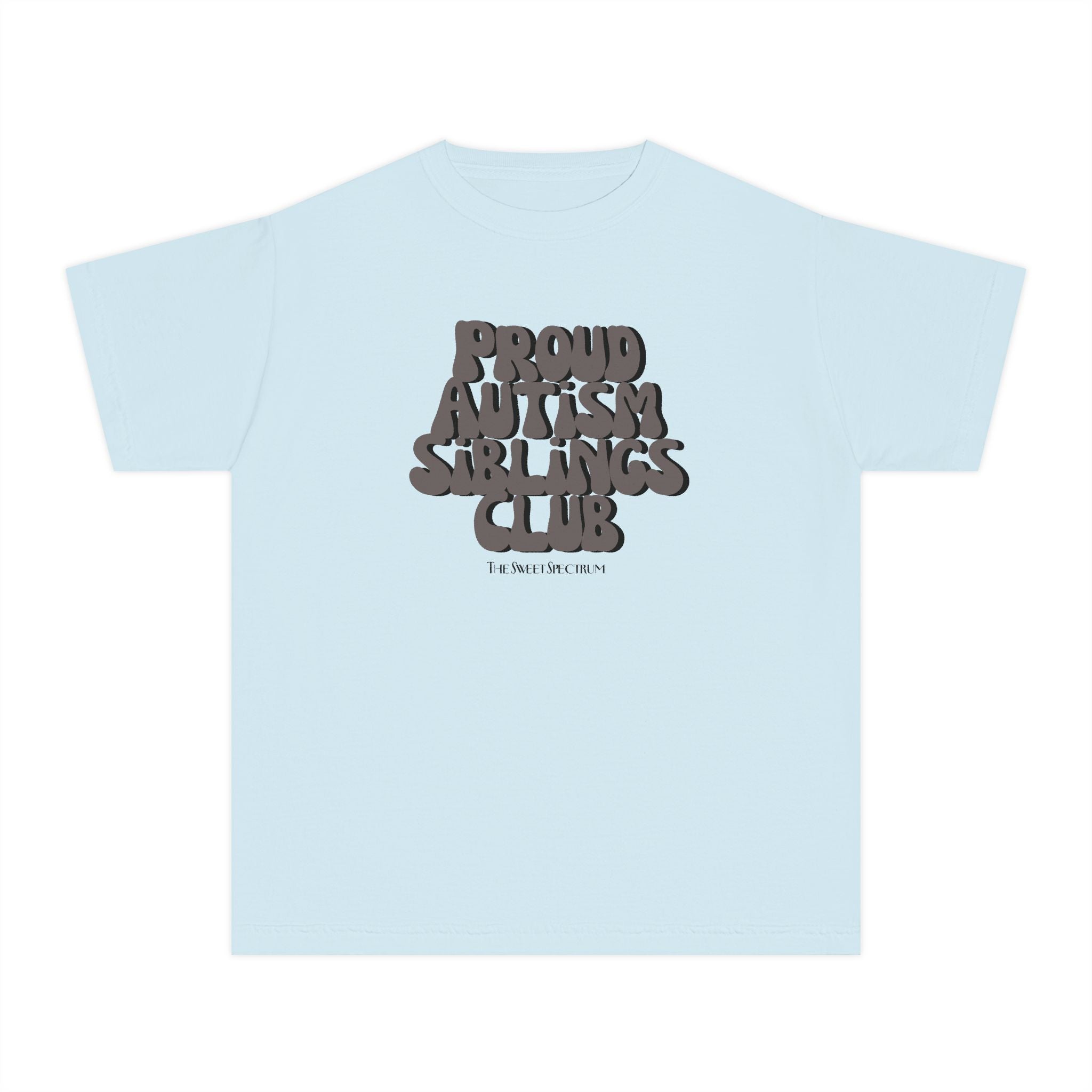 Proud Siblings Youth Tee Black Text