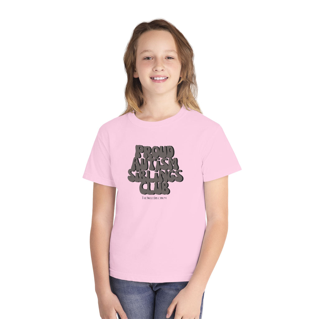 Proud Siblings Youth Tee Black Text