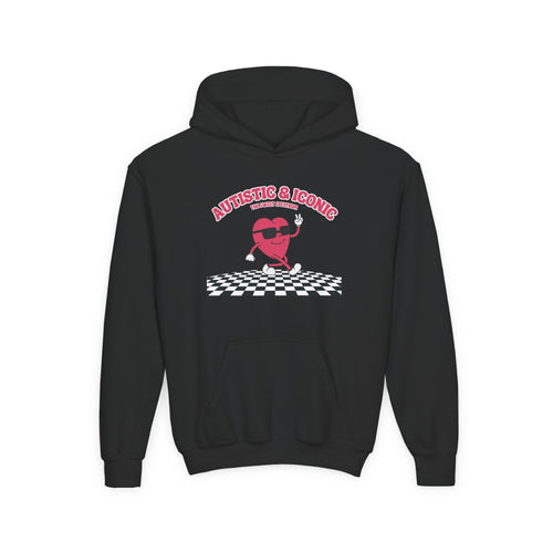 Autistic & Iconic Youth Hoodie