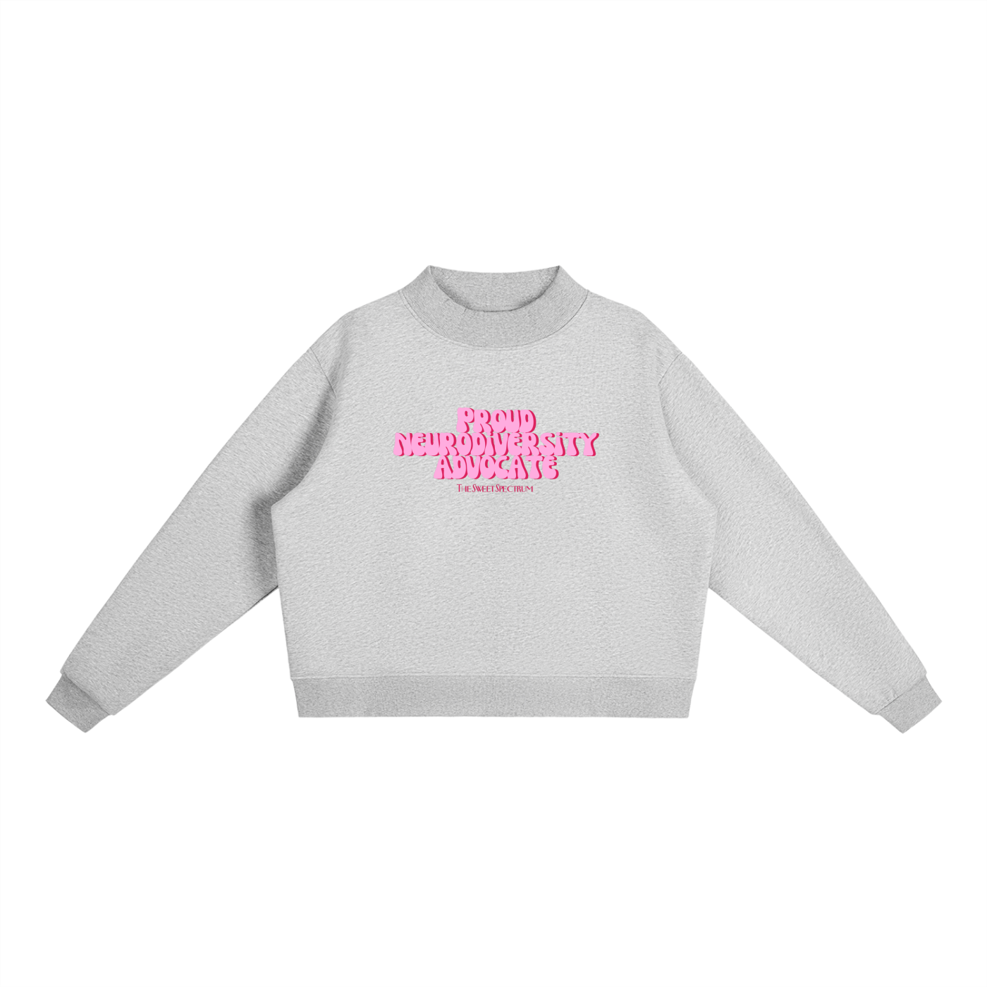 Neurodiversity Advocate Mock-Neck Crew Sweatshirt