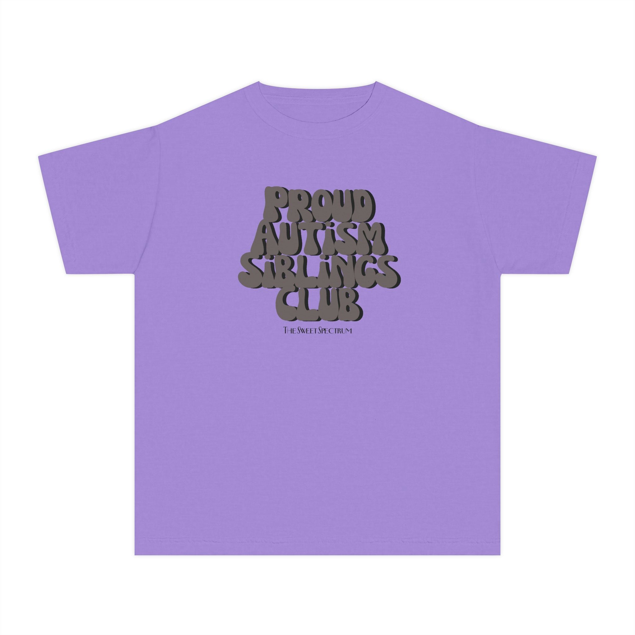 Proud Siblings Youth Tee Black Text