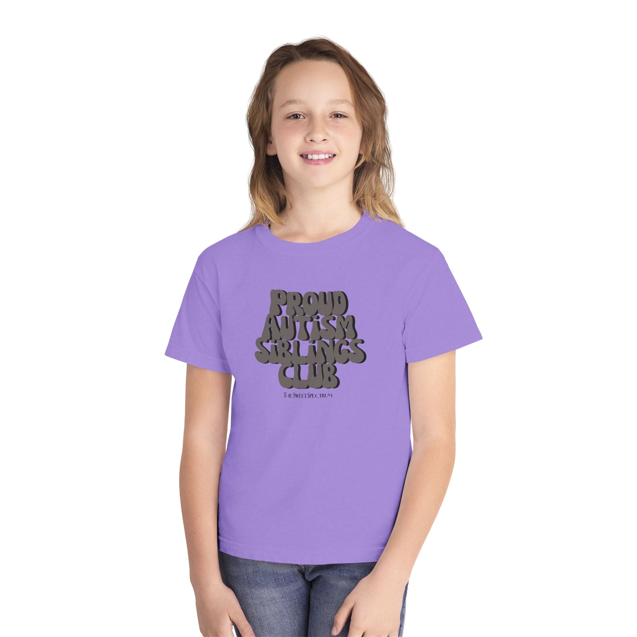 Proud Siblings Youth Tee Black Text