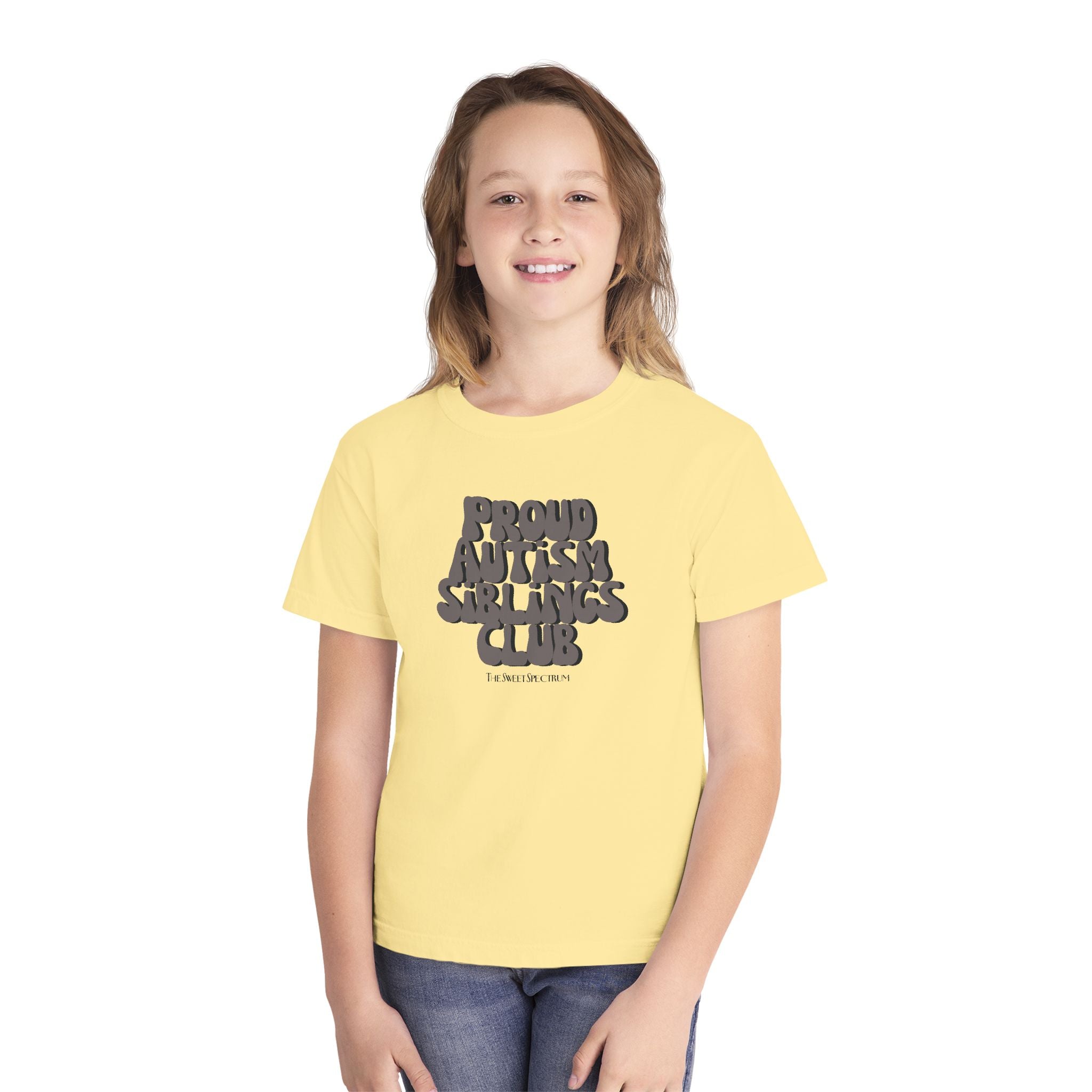 Proud Siblings Youth Tee Black Text