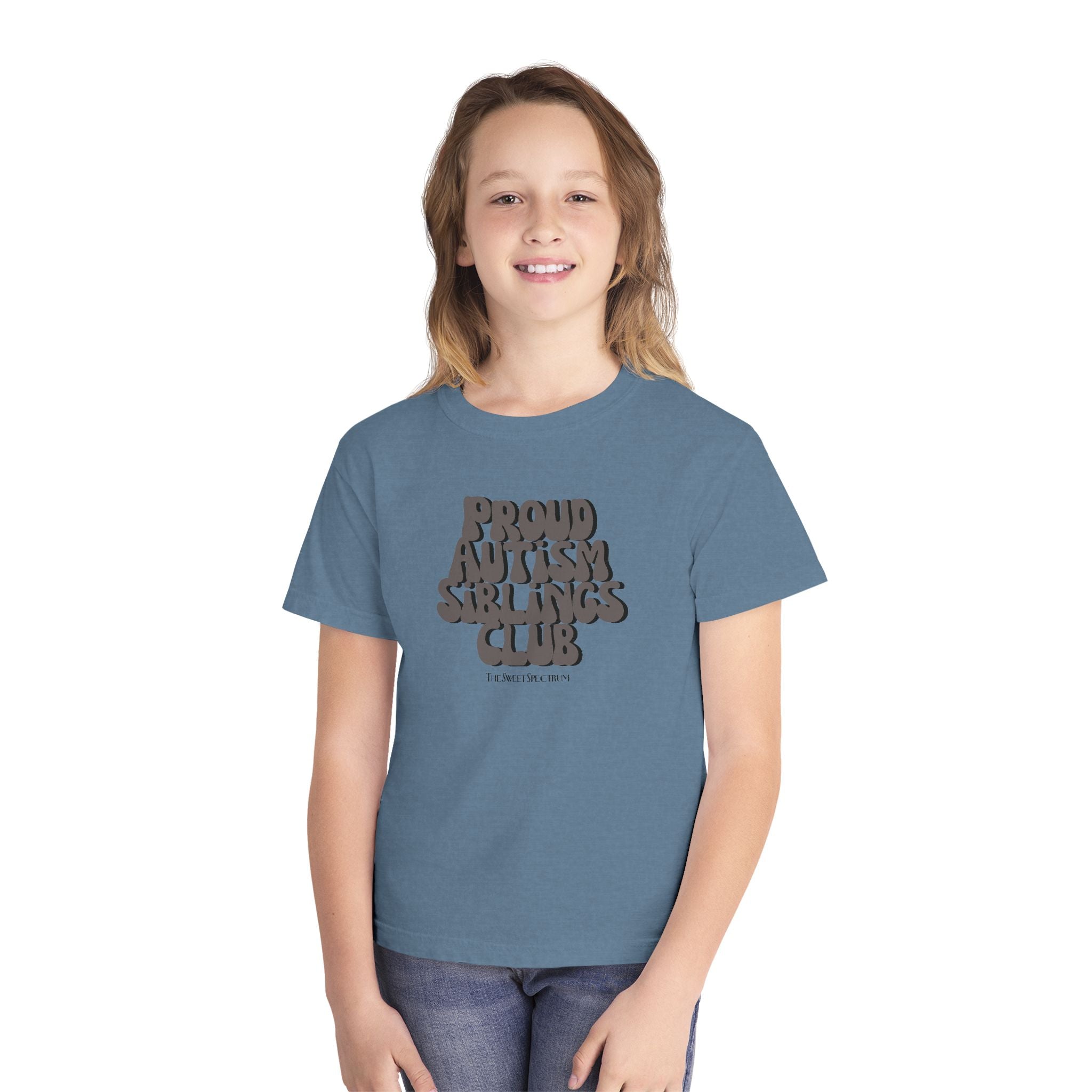 Proud Siblings Youth Tee Black Text