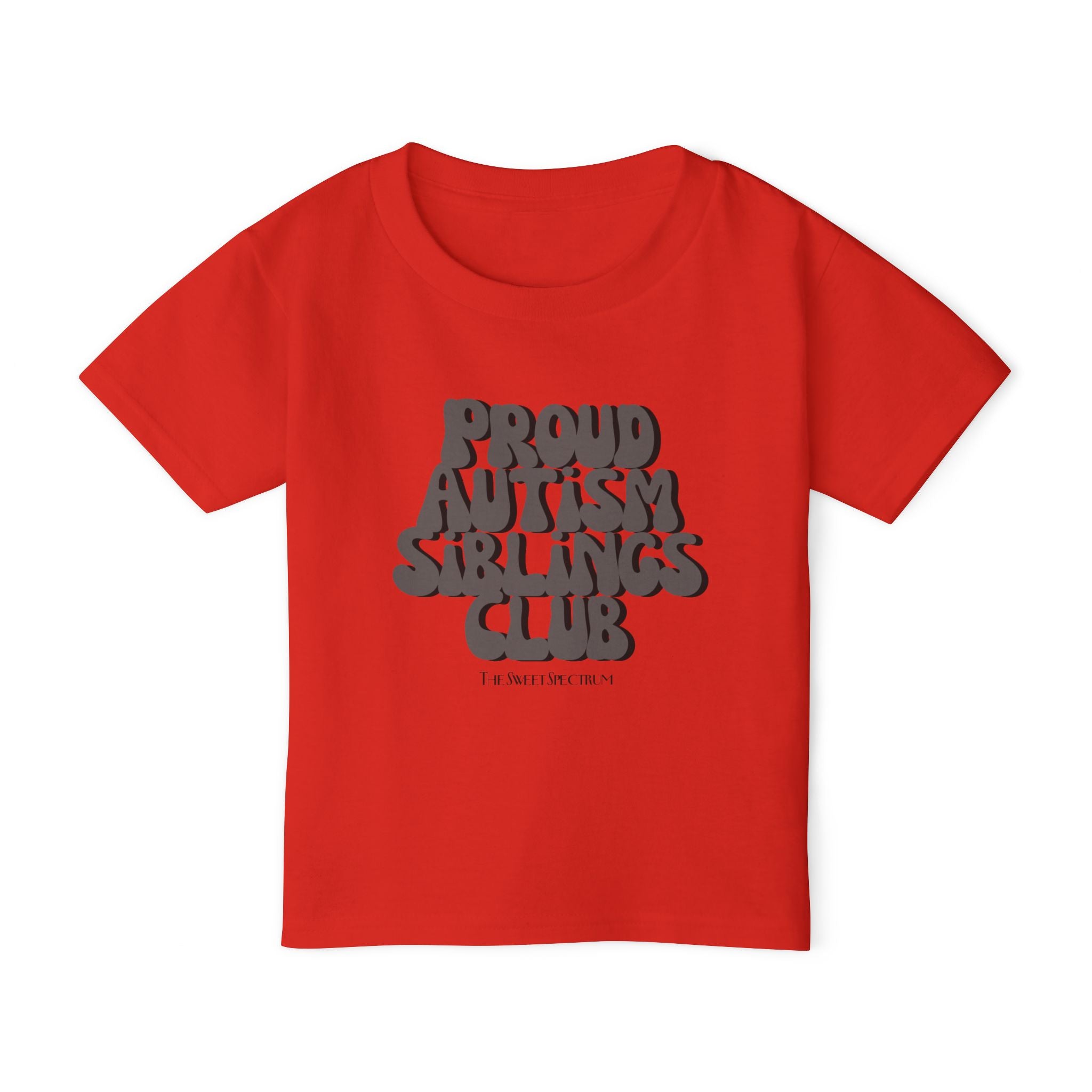 Proud Siblings Toddler Tee Black Text