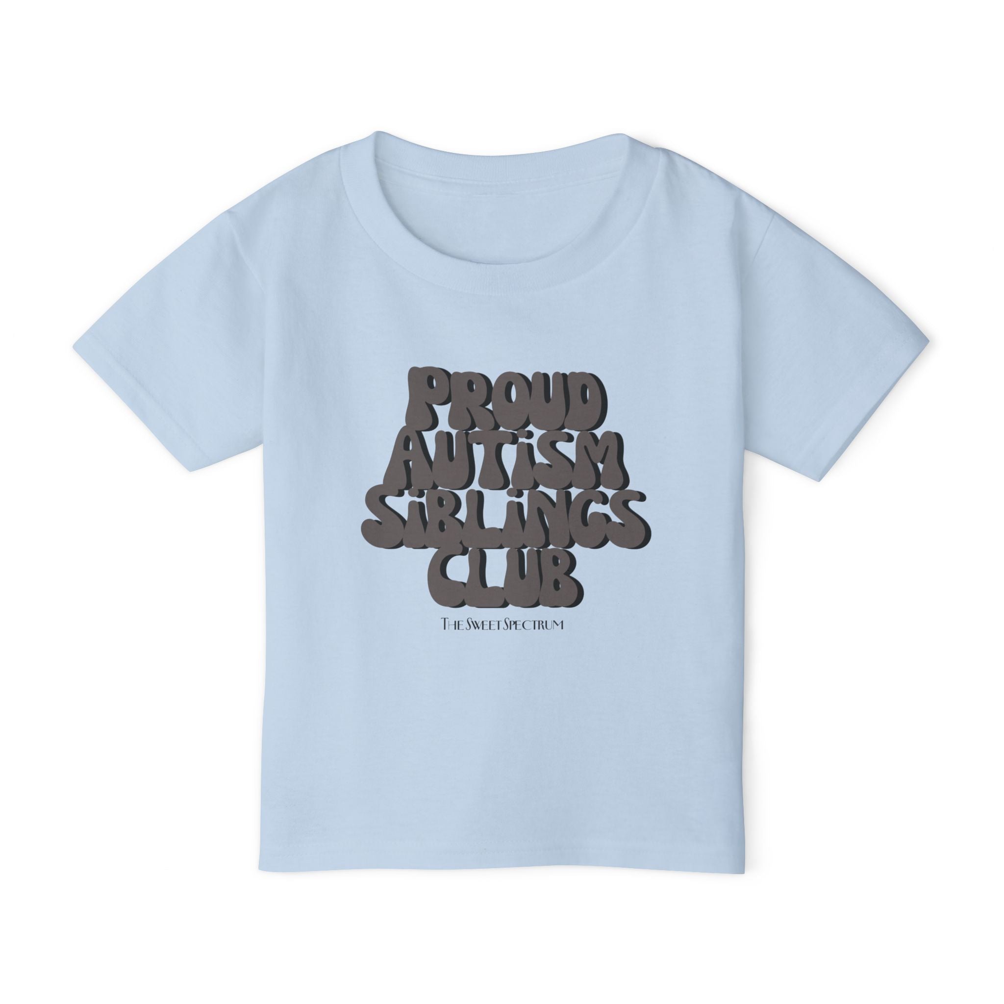 Proud Siblings Toddler Tee Black Text