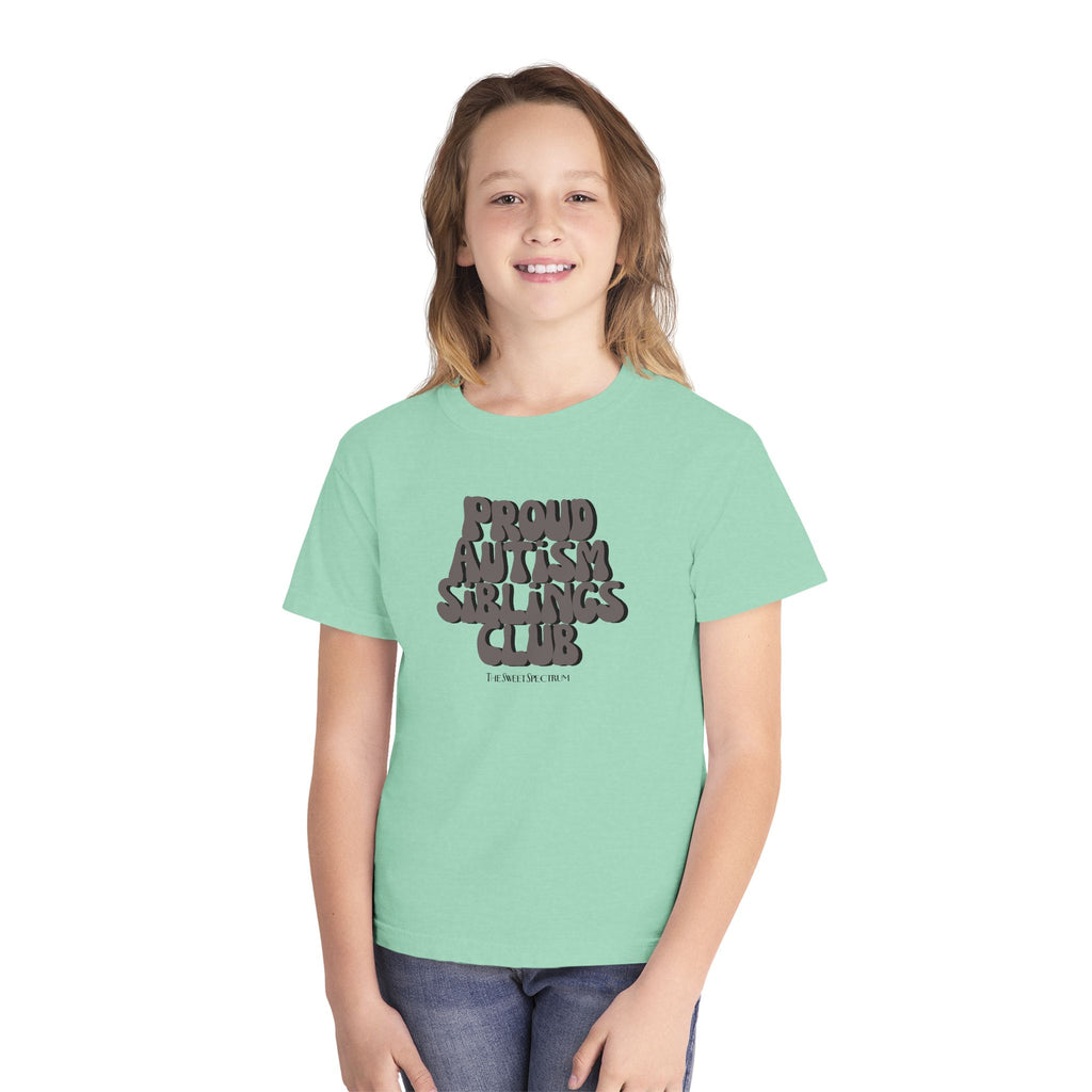 Proud Siblings Youth Tee Black Text
