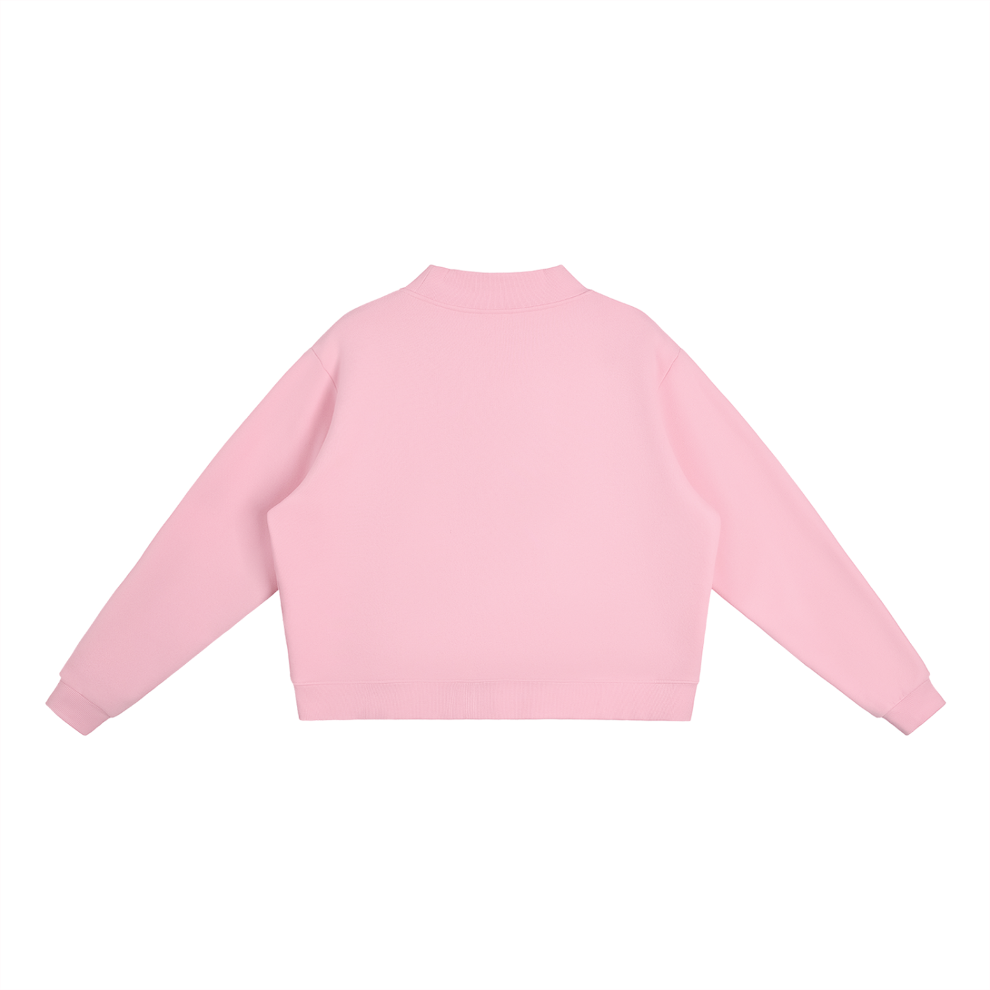 Proud Grandparents Script Mock-Neck Crew Sweatshirt