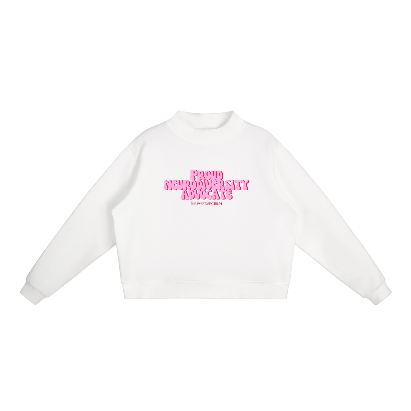 Neurodiversity Advocate Mock-Neck Crew Sweatshirt