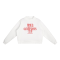 Proud Grandparents Script Mock-Neck Crew Sweatshirt